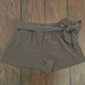 Brown Bow Tie Express Size 0 Shorts